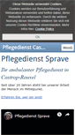 Mobile Screenshot of pflegedienst-sprave.de