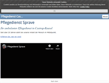 Tablet Screenshot of pflegedienst-sprave.de